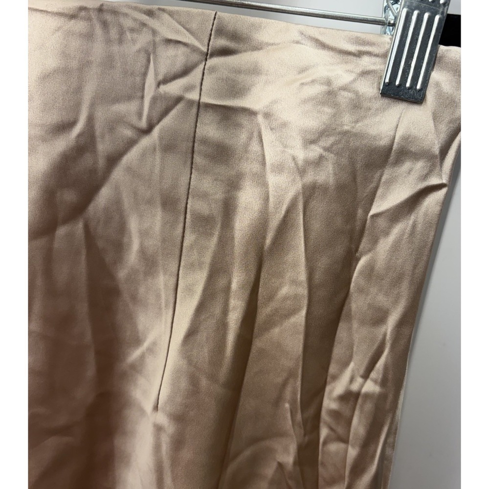 Quince Women's 100% Silk Mini Skirt Size Small 100% Washable Champagne - Picture 7 of 12